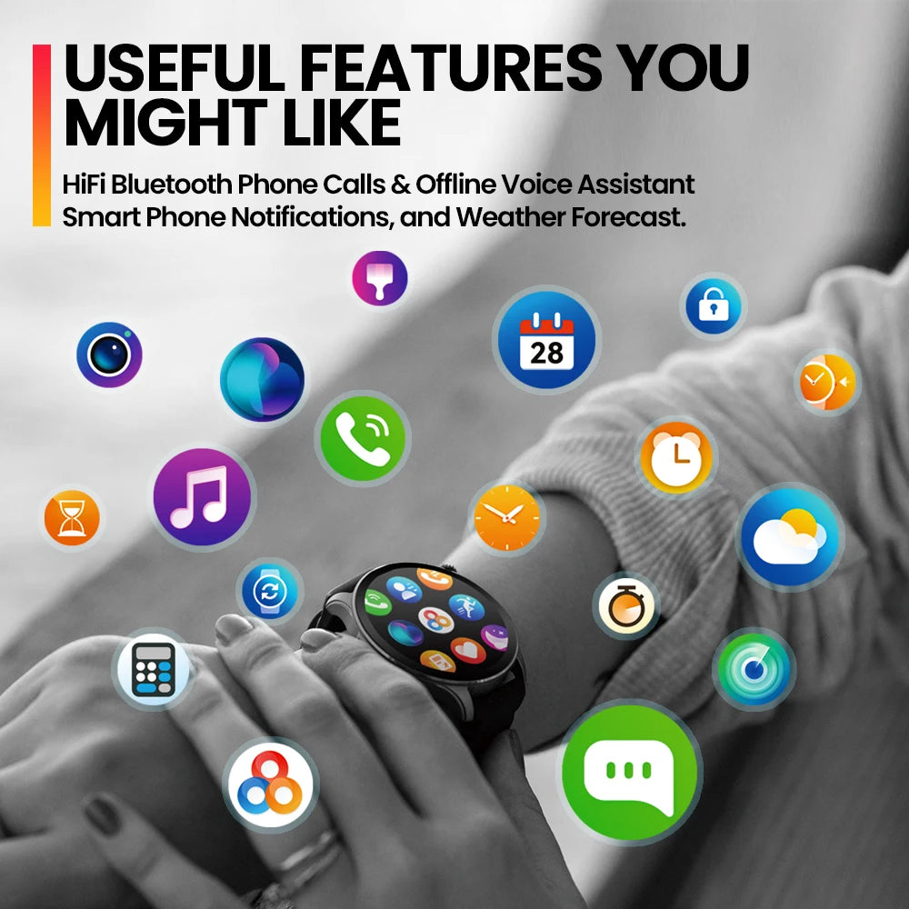 Smartwatch Zeblaze Btalk 3 Pro – Alta Performance no Pulso