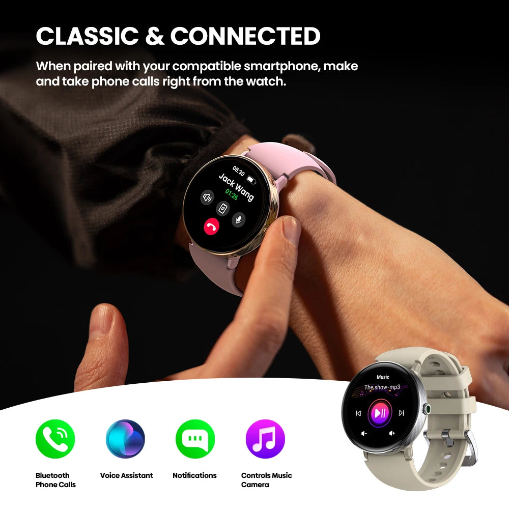 Smartwatch zeblaze Modelo 2026 , GPS Double Strap 1.2" HD AMOLED Display Health Monitoring Sports Smart Watch